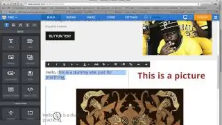 weebly - adding text and video