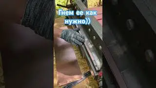 Медные изделия для кровли. Гнем фальц для узлов примыкания. #кровля