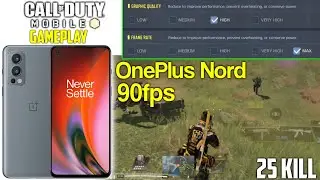 CALL OF DUTY MOBILE OnePlus Nord 2 ( High Graphics) Solo Vs Squad Gameplay