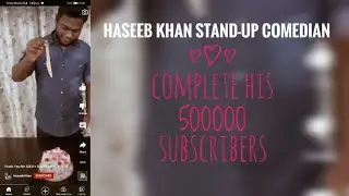 Haseeb khan laughter champion complete 500000 subscriber 😍 #haseebkhan @a_sad_comic