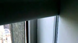 Lutron motorized shades.