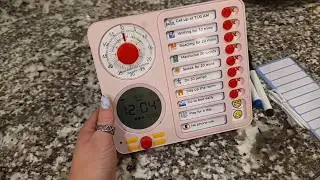 Herloreen 3-in-1 Visual Timer with Chore Chart Board - ADHD Task Timer