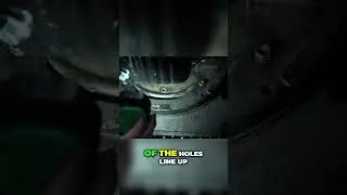 Toyota Forklift Engine Swap Chronicles - Bolting flywheel to torque converter ‼️🔥 #engineswap