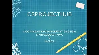 Login Page | Spring Boot Project | Document Management System 