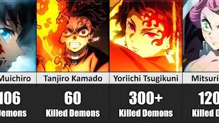 Demons Killed by Demon Slayer Characters | Kimetsu no Yaiba