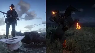 Arthur Morgan Turns Into Ghost Rider And Creates Chaos