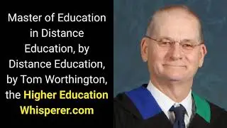 Master of Education in Distance Education by Distance Education