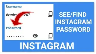 How to See/Find Instagram Password while Logged In