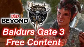 Free Baldurs Gate 3 Content Out NOW!