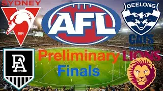My 2024 AFL Preliminary Finals Predictions