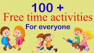 Activities | free time activities in English |
