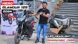 Hero Glamour Classic 2024 New Model With LED Headlight ✨