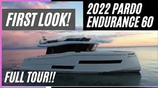 First Look - 2022 Pardo Endurance 60 - Cannes Yachting Festival! Full boat walkthrough tour!