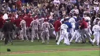 Wild brawl erupts btwn Diamonbacks and Dodgers after Kennedy hits Greinke with pitch