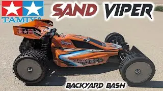 Tamiya Brushless Sand-Viper Backyard Bash