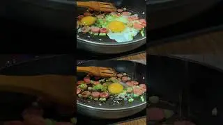Жареный рис с яйцом🍚Ver 3. #shortsrecipe #жареныйрис