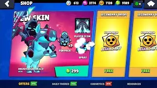 THANKSS!! 🔥DREAD KNIGHT DRACO! LEGENDARY GIFTS! 10,000 TROPHY ROAD!! BRAWL STARS NEW UPDATE!