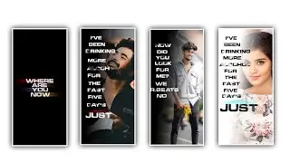 New Trending English people lyrical video editing in Alight Motion video editing in Instagram