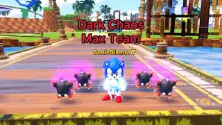 I Built a Max Level Dark Chaos Team in Sonic Speed Simulator!
