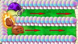 Plants vs Zombies: 99 Scaredy Shroom vs 99 Melon Pult vs 999 Zombies
