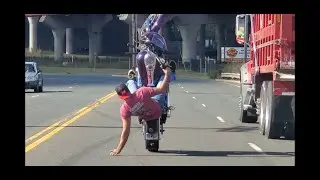 UCLEAR visits the EastCoastin' Crew in New Haven, CT- Stunt Riding