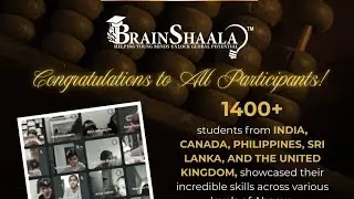 1400+ students from 5 different countries showcased their incredible ABACUS skills. 🧮