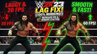 The Hidden Setting for Fixing WWE 2K23 Lag! (100% Working Trick)