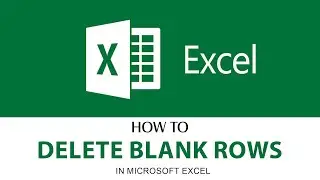 How to Delete Blank Rows I Microsoft Excel #shorts