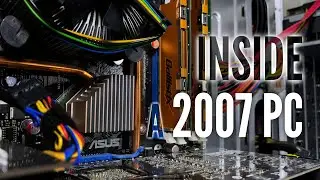 Inside a PC built in 2007 - Shot on iPhone