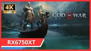 God of War | Teste da #rx6750xt  e #ryzen5600 | Ultra, Alto & Original | 4k