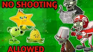 I Can't Use Shooting Plants...Survival Day Challenge | Plants VS Zombies