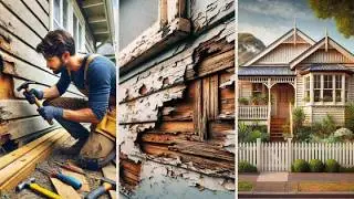 Rotten Weatherboards: How I FIX rotten weatherboards in 9 minutes.