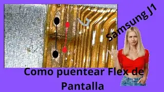 Como Reparar Flex Roto de Display  Samsung J1
