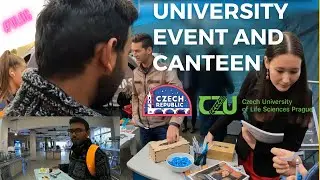 कितनी सस्ती है हमारी University Canteen And About ISIC Event I CZU PragueCzech republic Manvendra