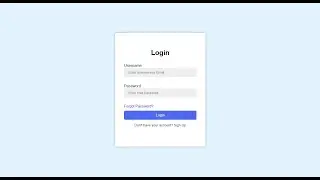 How to create Login Form using HTML & CSS | Make sign in form design | login page