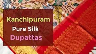#Kanchipuram #Kanchipuram Pure Silk Dupattas Online on Weavesmart