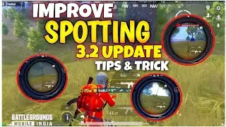 TRICK😍3.2 UPDATE HOW TO SPOT🔥ENEMY'S BGMI IN GRASS | SPOTING ENEMY IN BGMI 3.2 UPDATE TIPS & TRICK