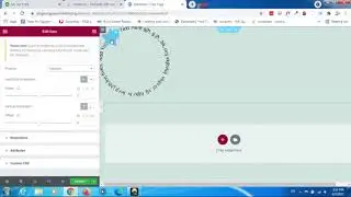 Elementor - How to make text path with icon in the center