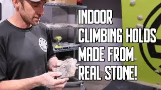 Climbing Holds made from ACTUAL ROCK! A visit to Real Stone Holds in New England!