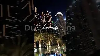 Slow, quiet walk through Dubai Marina... #PROFA #dubai #uae #marina #walk #night #habibi