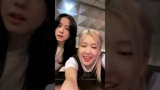Jisoo and Rosé Live instagram Full (24122020)