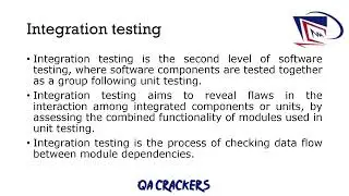 Tutorial 12 : Software Testing - Integration Testing