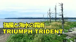 【Triumph Trident 660】強風の北海道バイク旅【オンロードツーリング】
