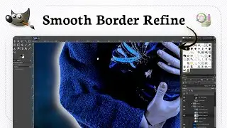How to smooth edges in GIMP (Polished Sides)