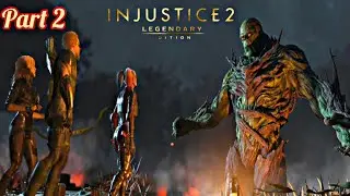 INJUSTICE 2:- STORY MODE GAMEPLAY SWAMP FIGHT #part2
