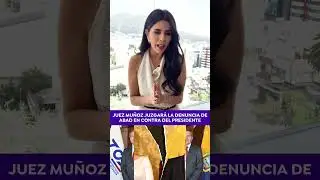 Juez Muñoz juzgará la denuncia de Verónica Abad en contra del Presidente Noboa. #ecuador #noticias