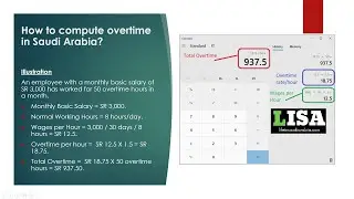 Working hours and Overtime calculation in KSA