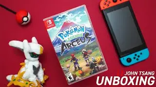 Becoming a legend at Pokémon Legends: Arceus | ASMR Unboxing + Plush