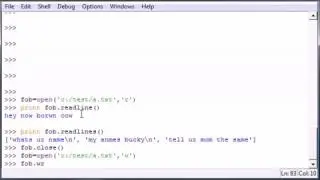 Python Programming Tutorial Series From scratch (42 Reading and Writing) | Tutorials point