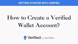 Verified Walkthrough | How to Create and Customize Your Verified Wallet Account